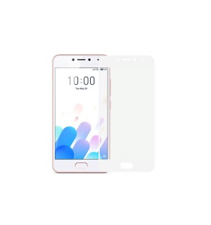 Защитное 3D стекло Full Cover для Meizu M5C White Защитное 3D стекло Full Cover для Meizu M5C White