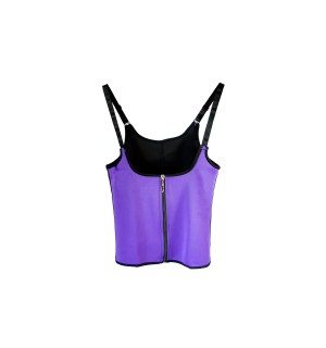 Корректирующая майка-корсет с молнией Hot Shapers K3 Фиолетовый 